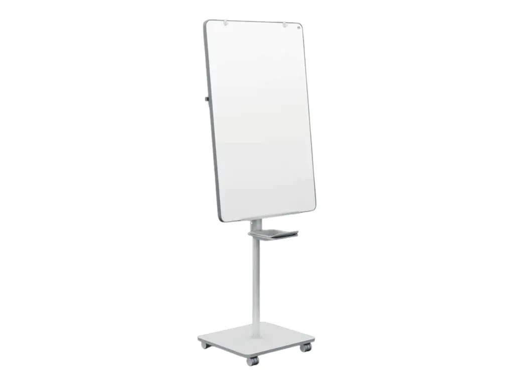 Nobo® Mobiles Flipchart Move & Meet mit Ablageschale Stahl grau