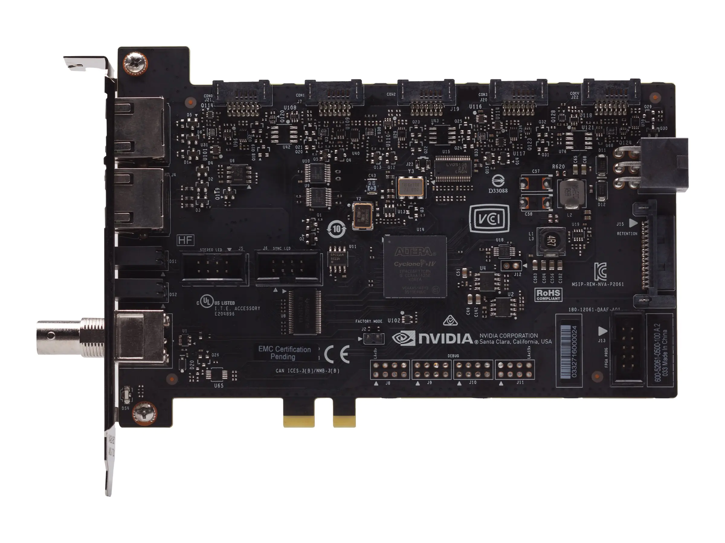 NVIDIA Quadro Sync II - Zusätzliche Schnittstellenplatine - PCIe NVIDIA Quadro Sync II - Zusätzliche Schnittstellenplatine - PCIe