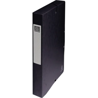 Exacompta Archivbox Exabox 50401E DIN A4 40mm Manilakarton schwarz Exacompta Archivbox Exabox 50401E DIN A4 40mm Manilakarton schwarz