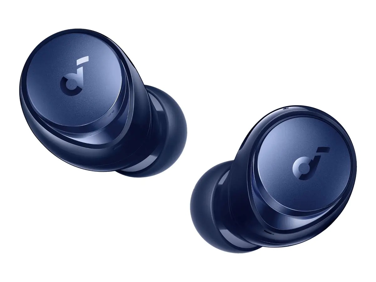 Soundcore Space A40 - True Wireless-Kopfhörer mit Mikrofon - im Ohr - Bluetooth - aktive Rauschunterdrückung - Marineblau