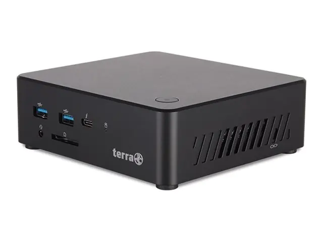 TERRA PC-Micro 5000C GREENLINE - Micro PC - Core i3 i3-1315U - RAM 16 GB - SSD 500 GB - NVMe - UHD Graphics - 2.5GbE, Wi-Fi 6E, Bluetooth 5.3 - WLAN: 802.11a/b/g/n/ac/ax (Wi-Fi 6E) 1000099