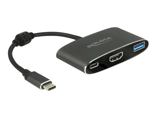 Delock - Externer Videoadapter - VL101 - USB-C 3.1 - HDMI - Grau - retail