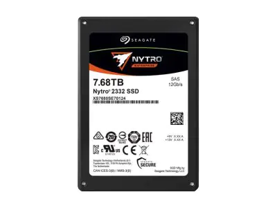Seagate Nytro 2332 XS7680SE70124 - SSD - 7.68 TB - intern - 2.5" (6.4 cm) - SAS 12Gb/s