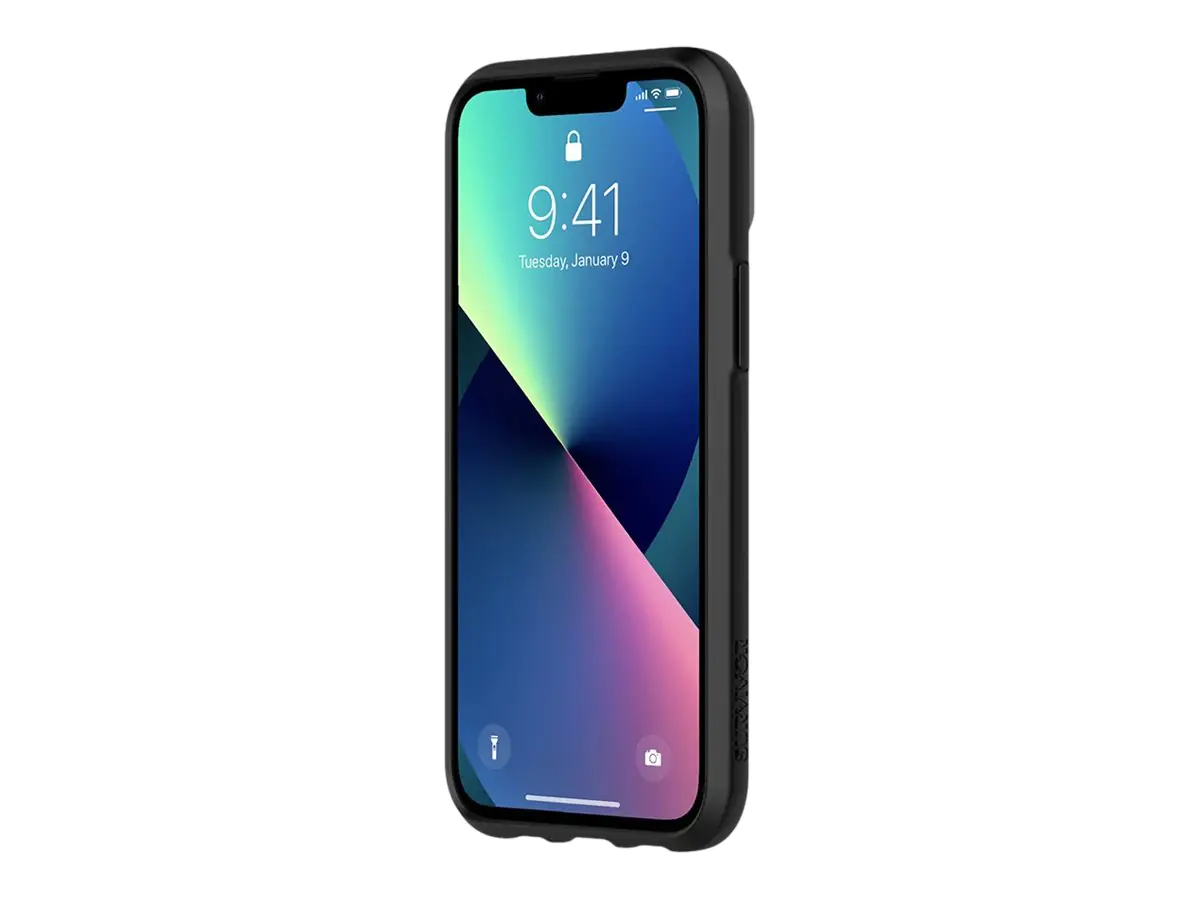 Survivor Clear - Hintere Abdeckung für Mobiltelefon - kompatibel mit MagSafe - Schwarz - für Apple iPhone 13 mini
