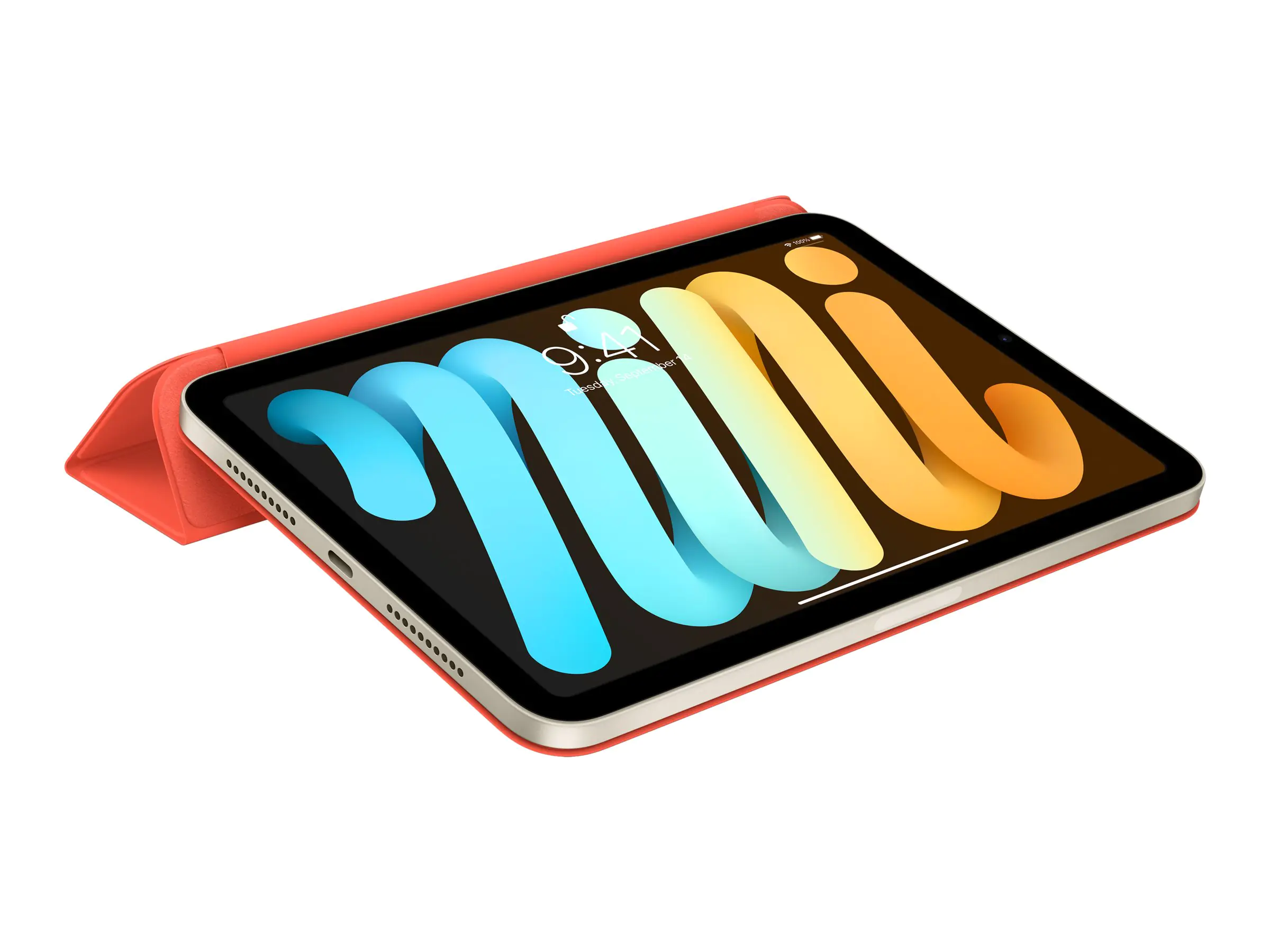 Apple Smart - Flip-Hülle für Tablet - Electric Orange - für iPad mini (6. Generation)