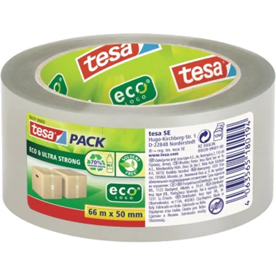 tesa® Packband tesapack® ECO & ULTRA STRONG 50 mm x 66 m (B x L) Naturkautschuk transparent tesa® Packband tesapack® ECO & ULTRA STRONG 50 mm x 66 m (B x L) Naturkautschuk transparent