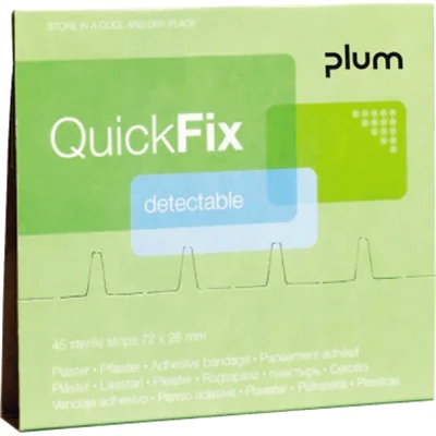 QuickFix Pflaster Refill 5513 Detectable 45 St./Pack. QuickFix Pflaster Refill 5513 Detectable 45 St./Pack.