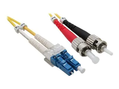 InLine - Patch-Kabel - LC (M) zu ST (M) - 2 m - Glasfaser - 9/125 Mikrometer - OM2 - halogenfrei