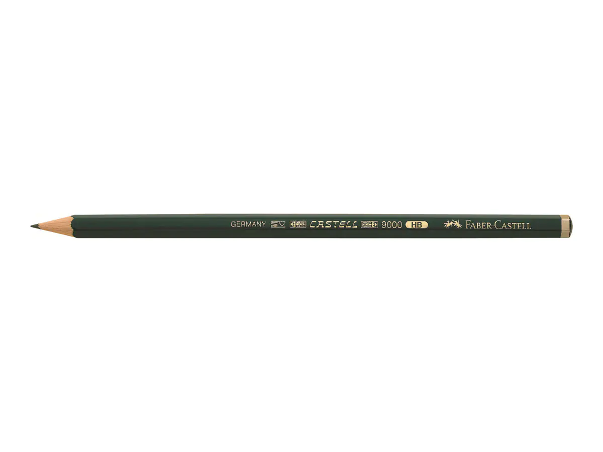 FABER-CASTELL CASTELL 9000 - Bleistift - HB (Packung mit 12) 119000