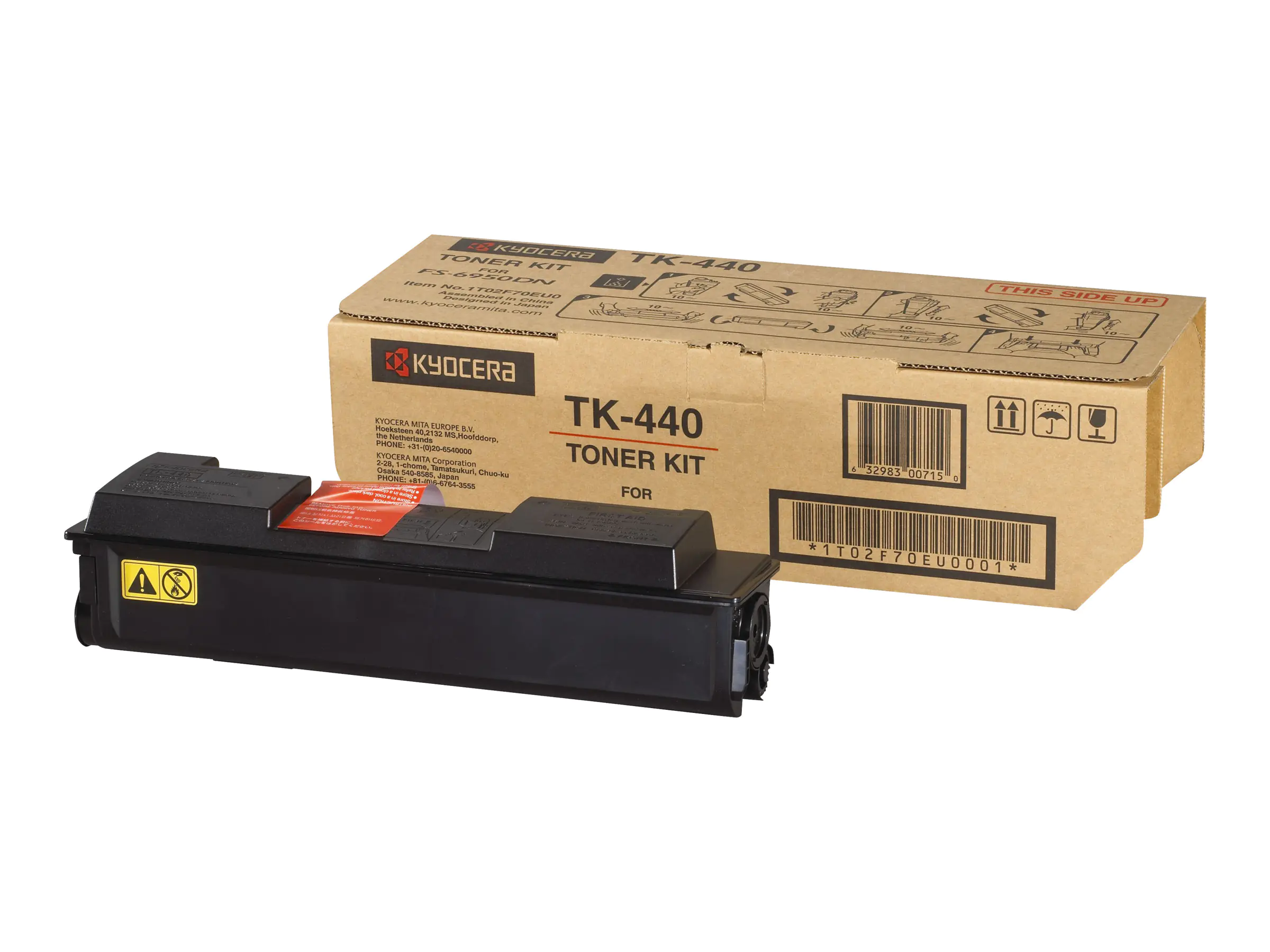 Kyocera TK 440 - Schwarz - original - Tonersatz 1T02F70EU0