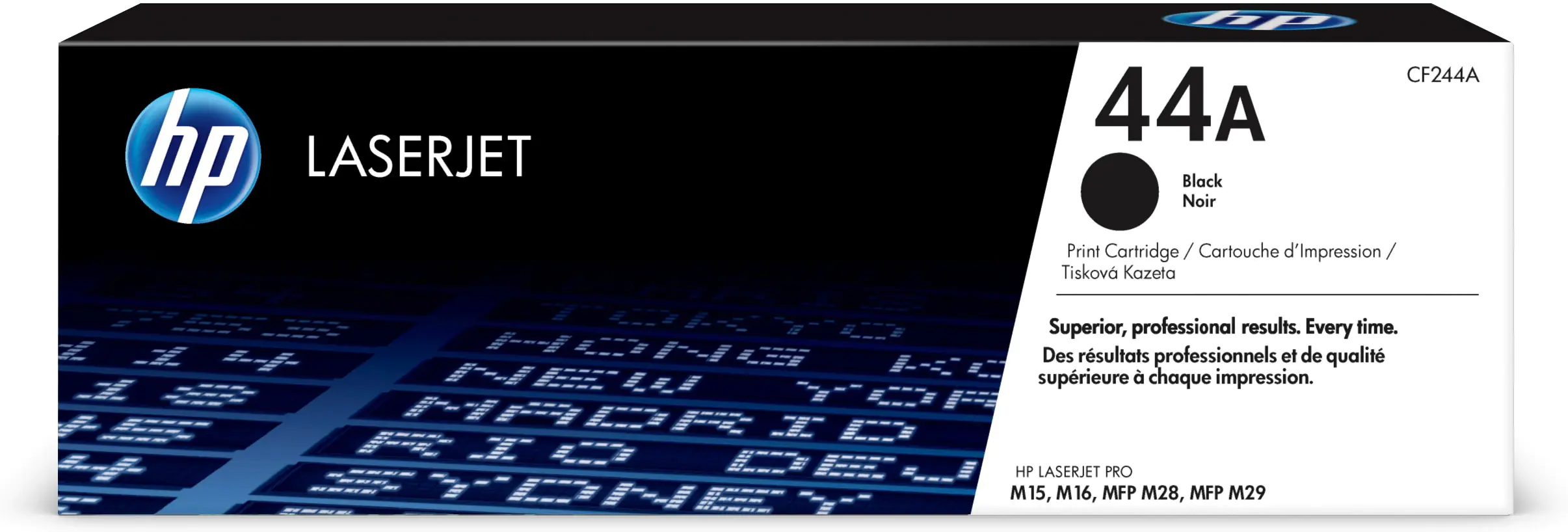 HP 44A - Schwarz - original - LaserJet - Tonerpatrone (CF244A) - für LaserJet Pro M15a, M15w, M28a, MFP M28a, MFP M28w HP 44A - Schwarz - original - LaserJet - Tonerpatrone (CF244A) - für LaserJet Pro M15a, M15w, M28a, MFP M28a, MFP M28w