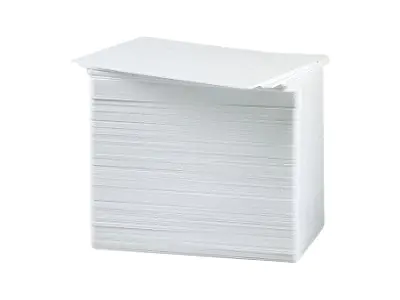 Zebra Premier - Polyvinylchlorid (PVC) - 15 mil - weiß - CR-80 Card (85.6 x 54 mm) 104523-215