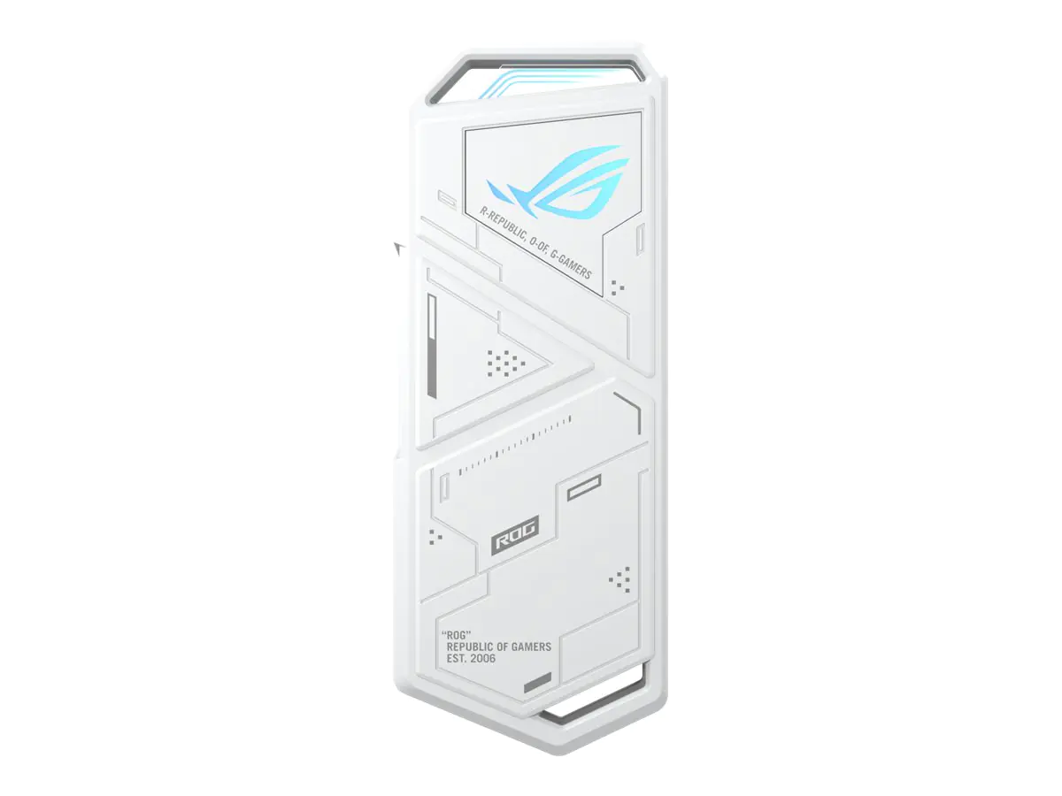 ASUS ROG Strix Arion - Speichergehäuse - M.2 NVMe Card - USB 3.2 (Gen 2x1) - weiß