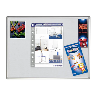 Franken Pinnwand Pro PT830312 120x90cm Textil grau Franken Pinnwand Pro PT830312 120x90cm Textil grau