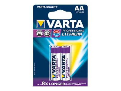Varta Professional - Batterie 2 x AA-Typ - Li 06106 301 402