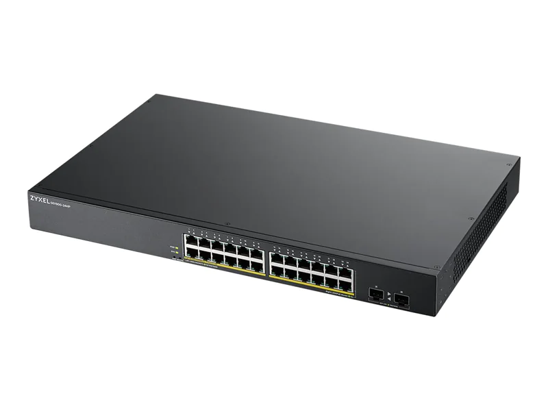 Zyxel GS1900-24HPv2 - Switch - Smart - 24 x 10/100/1000 (PoE) + 2 x 10/100/1000 - an Rack montierbar, wandmontierbar - PoE (170 W)