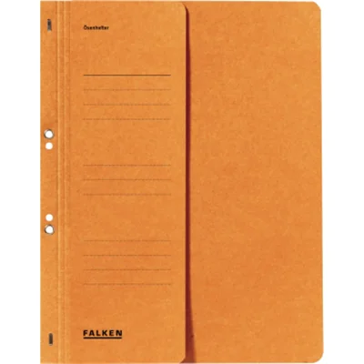Falken Ösenhefter 80000516 DIN A4 kaufm. Heftung 250g Karton orange Falken Ösenhefter 80000516 DIN A4 kaufm. Heftung 250g Karton orange