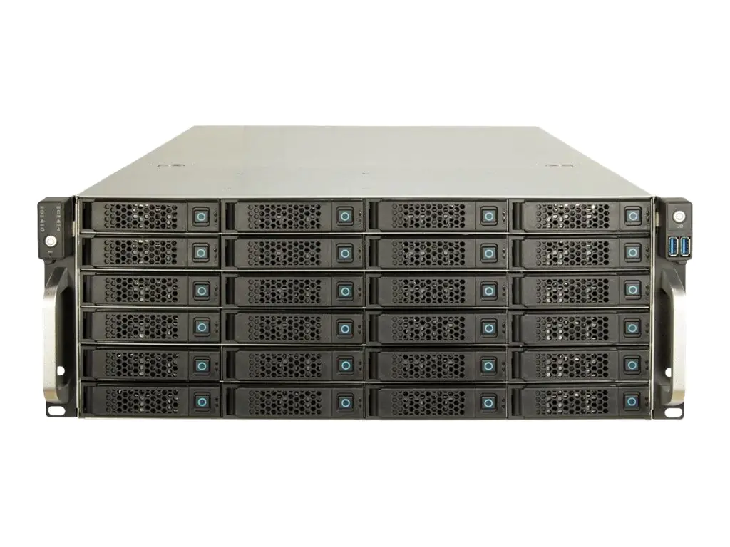 Inter-Tech IPC 4U-4724 - Rack-Montage - 4U - SSI EEB - keine Spannungsversorgung (ATX) - USB
