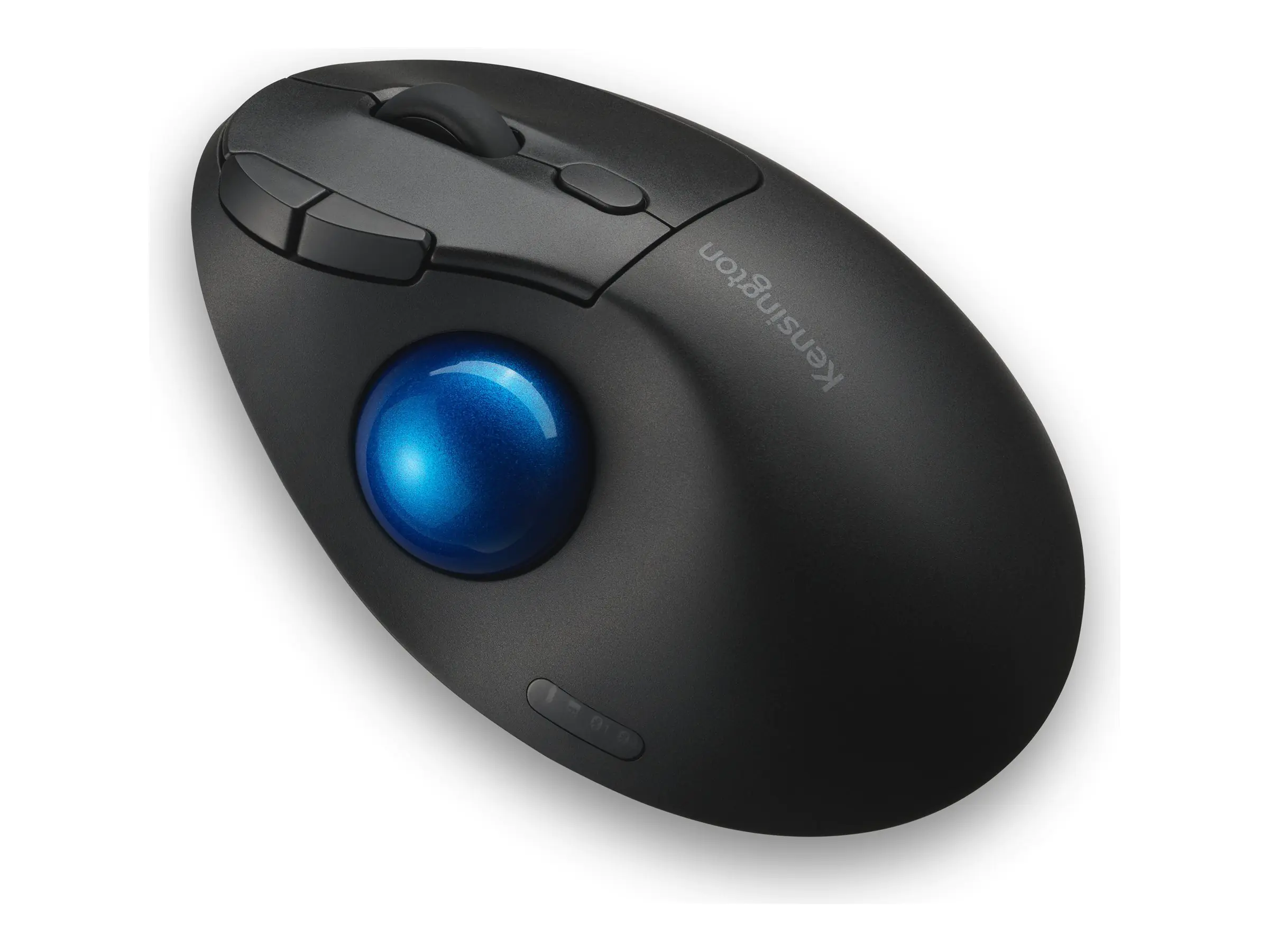 Kensington Pro Fit Ergo TB450 EQ - Trackball - ergonomisch - optisch - 7 Tasten - kabellos - 2.4 GHz, Bluetooth - kabelloser Empfänger (USB) K72194WW
