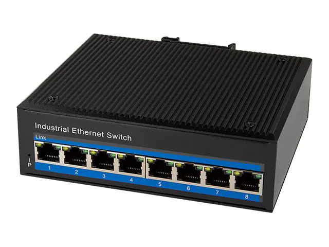 LogiLink Switch - industriell - 8 x 10/100/1000 NS203