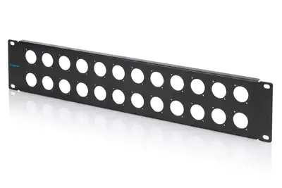 DIGITUS 2HE Rackblende für 24 x D-Type Module DN-97697