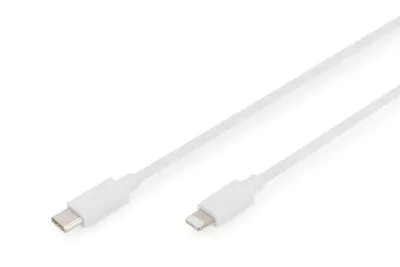 DIGITUS USB-C - Lightning Daten-/Ladekabel, MFI zertifiziert, 2m DB-600109-020-W