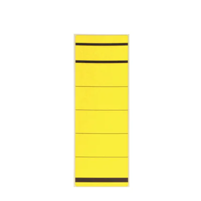 Westcott Ordnerrückenetikett breit/kurz 61,5 x 192 mm (B x H) selbstklebend mit Griffloch gelb 10 Etik/Pack. Westcott Ordnerrückenetikett breit/kurz 61,5 x 192 mm (B x H) selbstklebend mit Griffloch gelb 10 Etik/Pack.