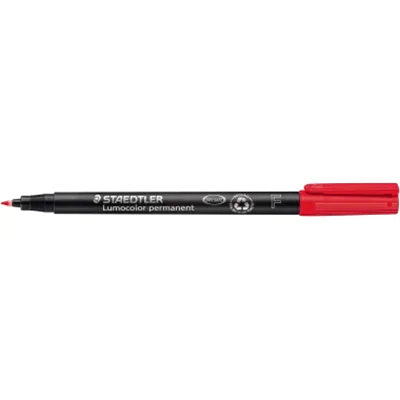 STAEDTLER Folienstift Lumocolor 318-2 0,6mm permanent rot STAEDTLER Folienstift Lumocolor 318-2 0,6mm permanent rot