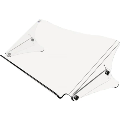 Dataflex Konzepthalter Addit ErgoDoc® DIN A3 höhenverstellbar mit Neigungsverstellung ohne verstellbaren Zeilenzeiger Acryl transparent