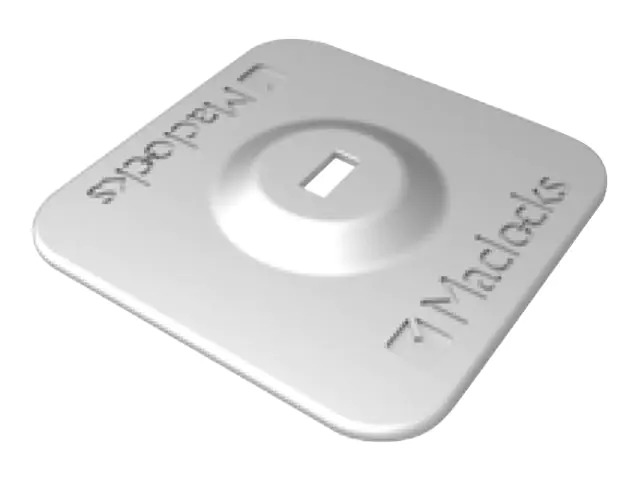 Compulocks Universal VHB Adhesive Security Plate - Montagekomponente (Universalmontageplatte) - für Tablett - Silber - für P/N: UTHW