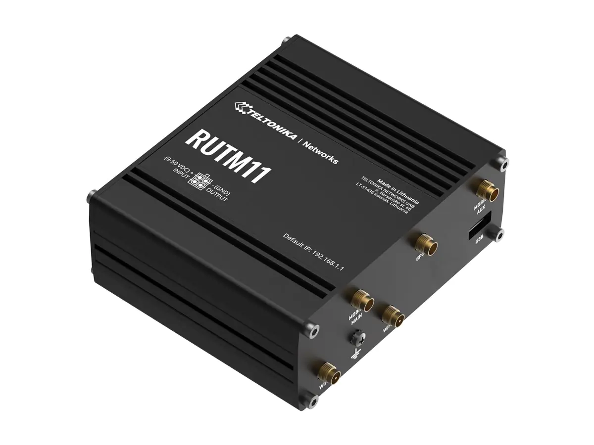 Teltonika RUTM11 - Wireless Router - WWAN 4-Port-Switch RUTM11000000