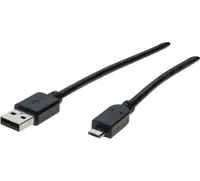exertis Connect - USB-Kabel - USB (M) zu Micro-USB Typ B (M) - USB 2.0 - 3 m - Schwarz exertis Connect - USB-Kabel - USB (M) zu Micro-USB Typ B (M) - USB 2.0 - 3 m - Schwarz