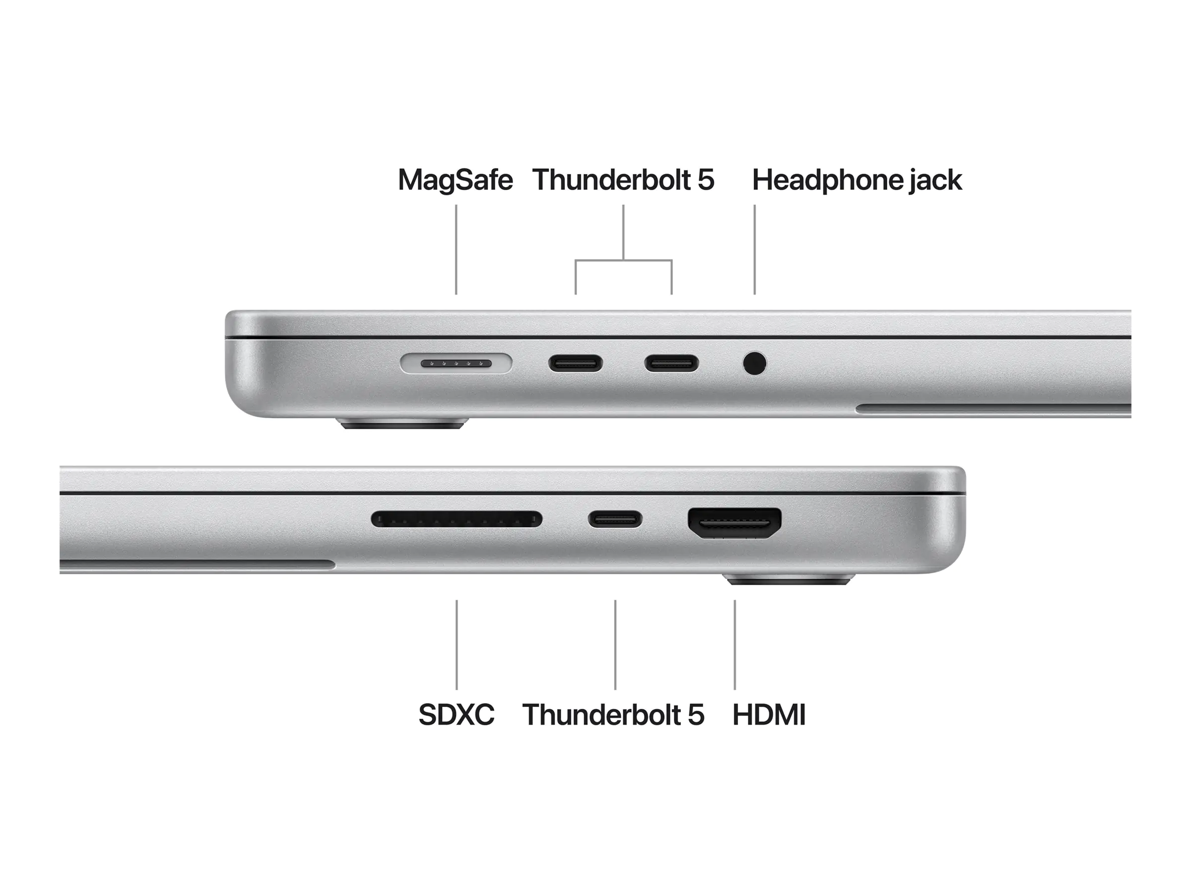 Apple MacBook Pro - M4 Max - Apple M4 Max 40-core - 48 GB RAM - 1 TB SSD - 41.05 cm (16.2") 3456 x 2234 @ 120 Hz - Wi-Fi 6E, Bluetooth - Silber - kbd: Deutsch