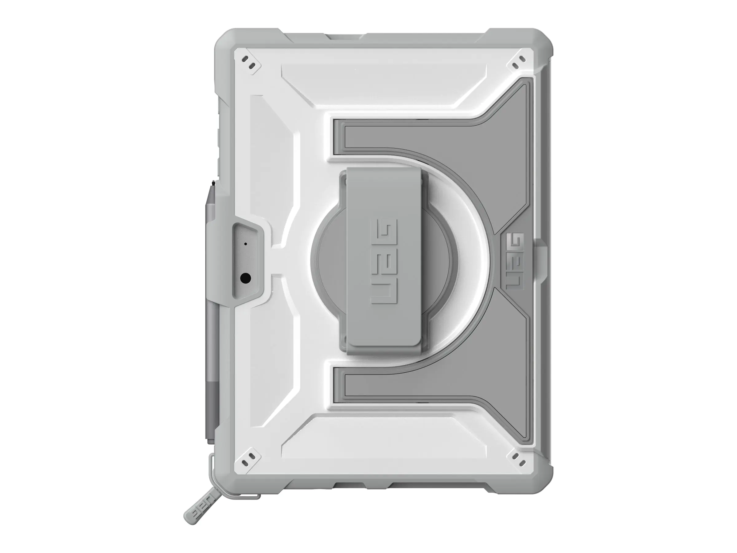UAG Case for Surface Go 3/Go 2/Go [10.5-in] w/ HS & SS - Plasma White/Grey - Hintere Abdeckung für Tablet - Grau, weiß - für Microsoft Surface Go, Go 2, Go 3
