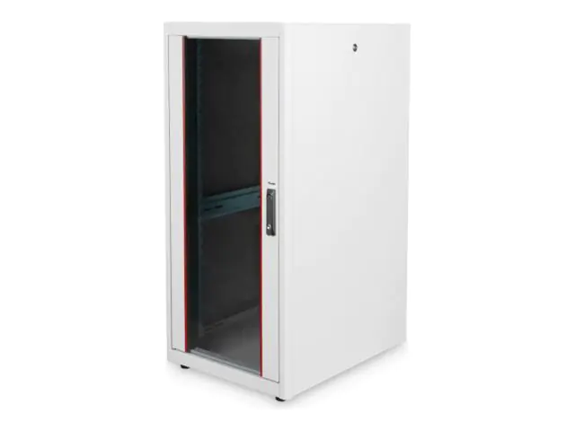 Equip Basic Flex Line - Schrank Netzwerkschrank - 600x800 mm, mit Glastür, abnehmbare und
