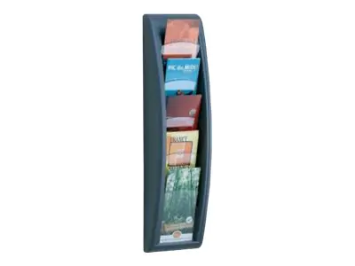 Paperflow Prospekthalter QUICK BLICK 4062.11 5Fächer anthrazit