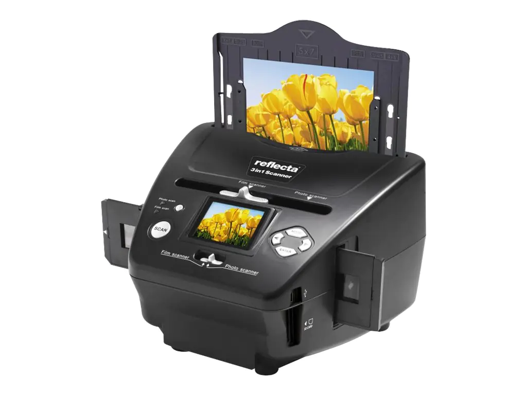 Reflecta 3in1 Scanner - Filmabtaster - CMOS - 180 x 130 mm - 2300 dpi - USB 2.0 Reflecta 3in1 Scanner - Filmabtaster - CMOS - 180 x 130 mm - 2300 dpi - USB 2.0