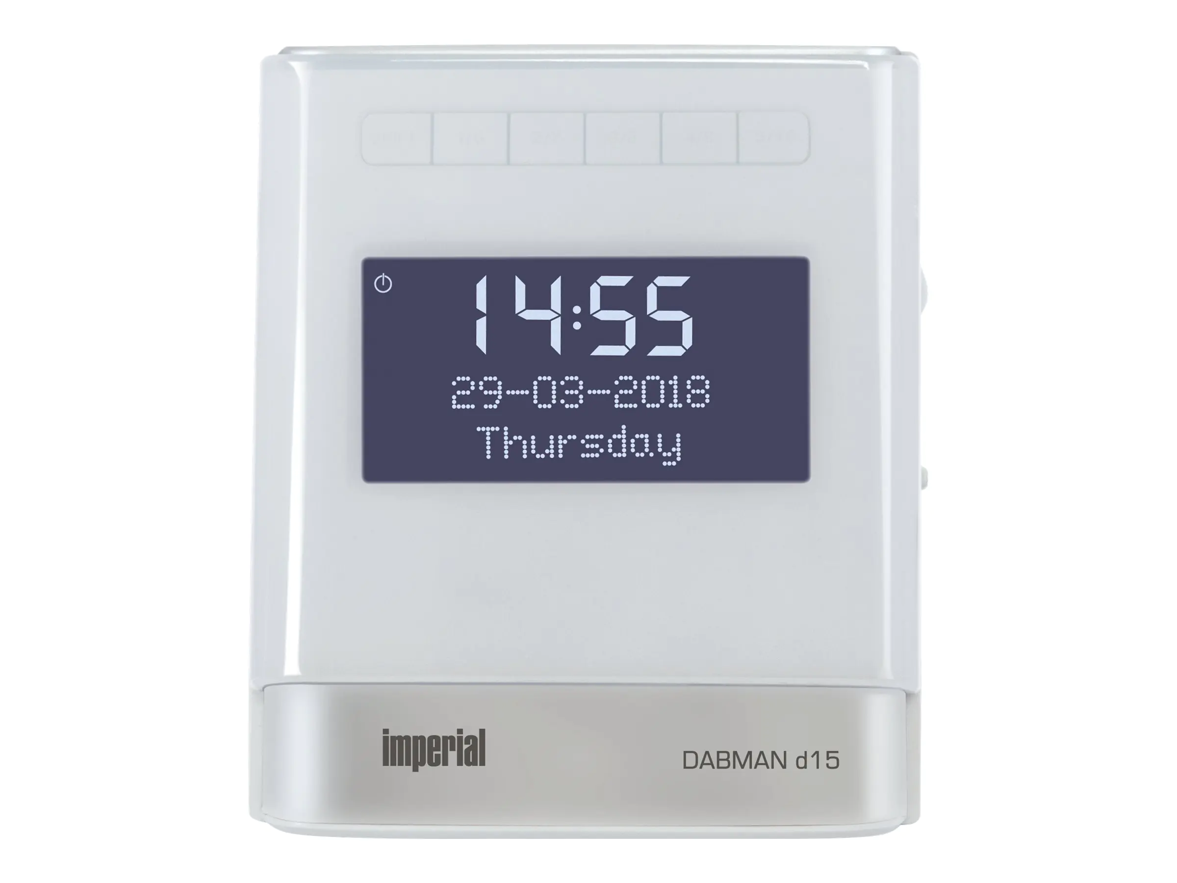Telestar DABMAN d15 - Radiouhr - 4 Watt - weiß
