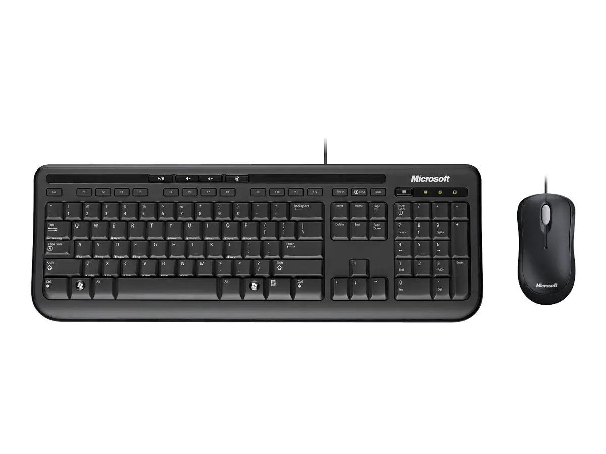 Microsoft Wired Desktop 600 - Tastatur-und-Maus-Set
