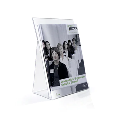 DURABLE Prospektspender 859419 21x30cm für DIN A4 L-Form glasklar