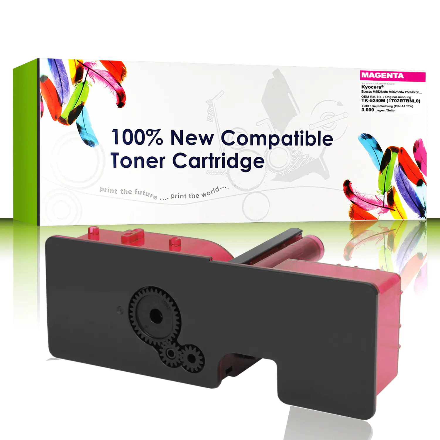 CartridgeWeb Toner kompatibel zu Kyocera/Mita 1T02R7BNL0 TK-5240 M Magenta 3.000 Seiten 1 Stück CartridgeWeb Toner kompatibel zu Kyocera/Mita 1T02R7BNL0 TK-5240 M Magenta 3.000 Seiten 1 Stück
