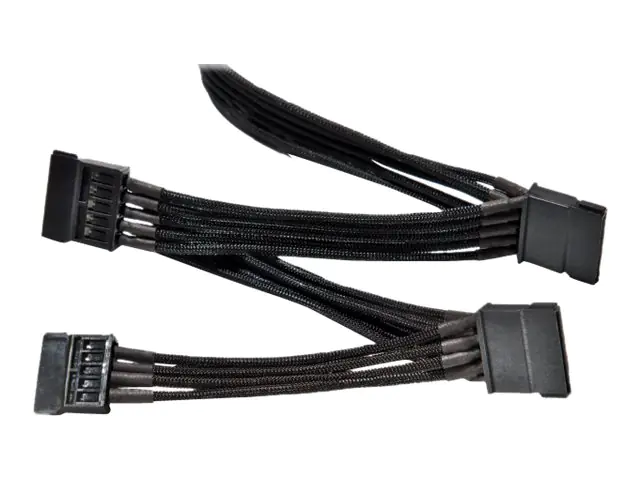 be quiet! S-ATA POWER CABLE CS-6940 - Stromkabel - SATA-Stromstecker zu Stromversorgung - 90 cm - Schwarz