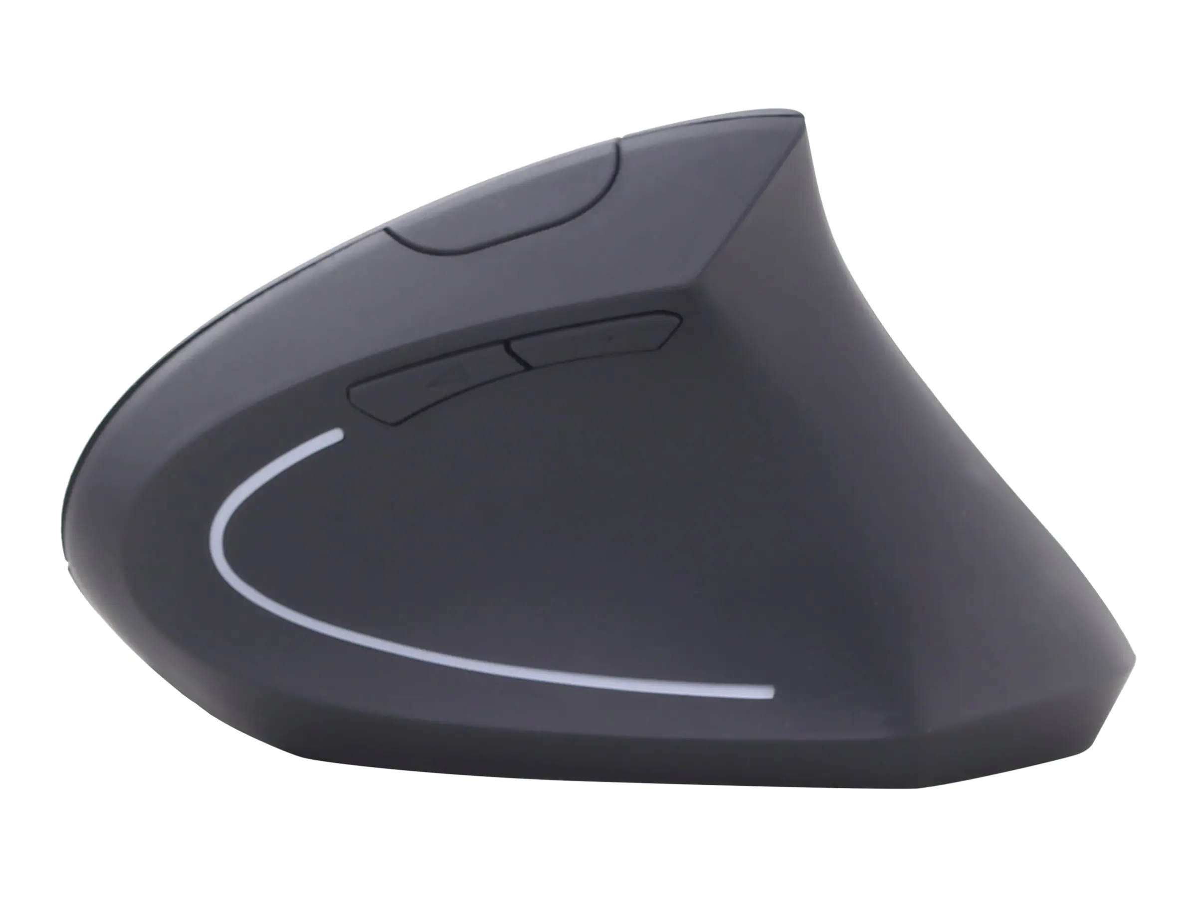 Gembird MUSW-ERGO-01 - Vertikale Maus - ergonomisch - Für Rechtshänder - 6 Tasten - kabellos - 2.4 GHz - kabelloser Empfänger (USB)