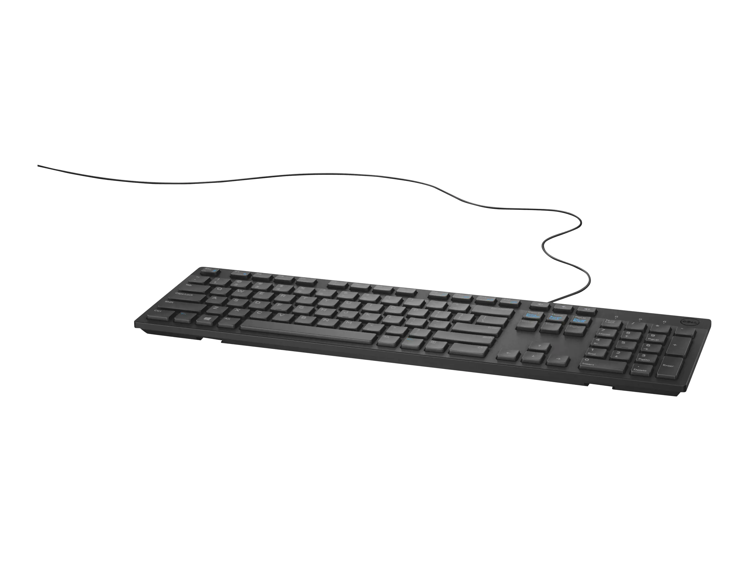 Dell KB216 - Tastatur - USB - QWERTY - Tschechisch - Schwarz - für Inspiron 17R 57XX, 17R 7720; Latitude D630; OptiPlex 50XX, 5250, 90XX; XPS One 27XX