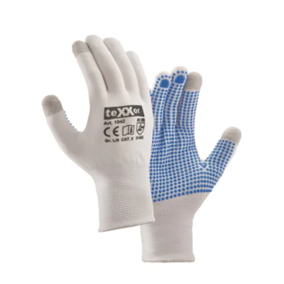 teXXor® Arbeitshandschuhe TOUCH 10 Nylon/Elasthan/Kupfer weiß/blau teXXor® Arbeitshandschuhe TOUCH 10 Nylon/Elasthan/Kupfer weiß/blau