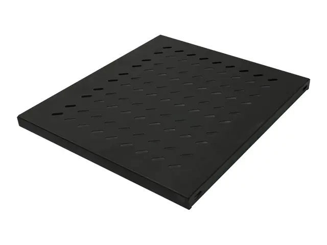 LogiLink Fachboden - Rack - Regal - Schwarz, RAL 9005 - 1U - 48.3 cm (19")