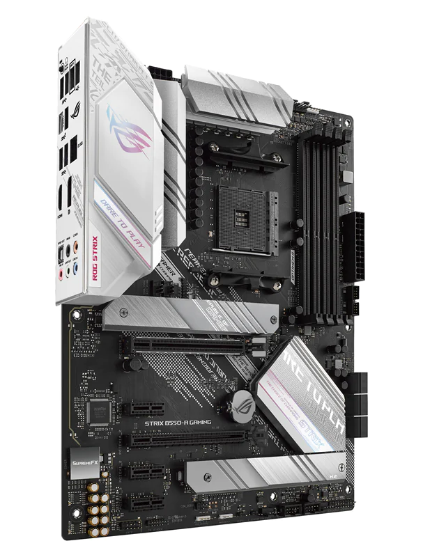 ASUS ROG STRIX B550-A GAMING - Motherboard - ATX - Socket AM4 - AMD B550 Chipsatz - USB-C Gen2, USB 3.2 Gen 1, USB 3.2 Gen 2 - 2.5 Gigabit LAN - Onboard-Grafik (CPU erforderlich) - HD Audio (8-Kanal)