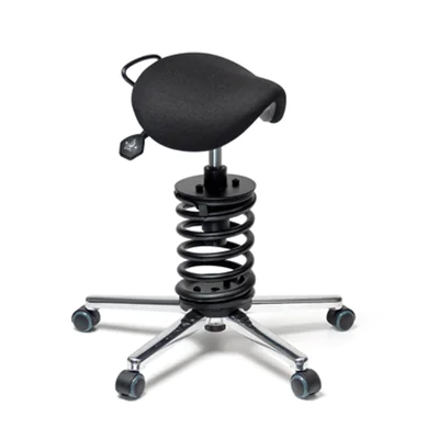 meychair Sitzhocker Assistant Pro A34 Sattel Farbe der Sitzfläche: schwarz Farbe des Fußkreuzes: alu meychair Sitzhocker Assistant Pro A34 Sattel Farbe der Sitzfläche: schwarz Farbe des Fußkreuzes: alu