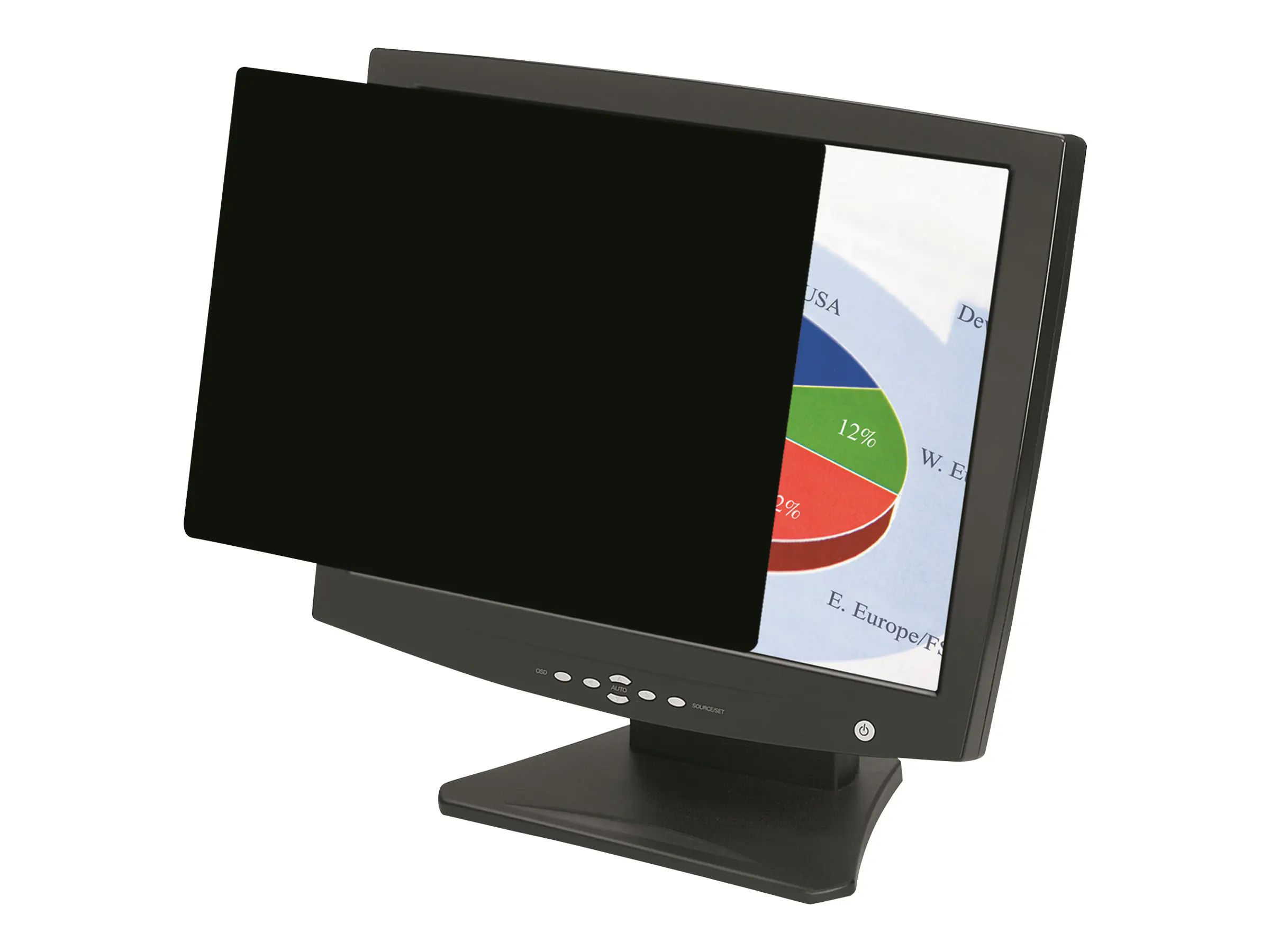 Fellowes PrivaScreen Blackout - Blickschutzfilter für Bildschirme - 61 cm Breitbild (Breitbild mit 24 Zoll) 4801601