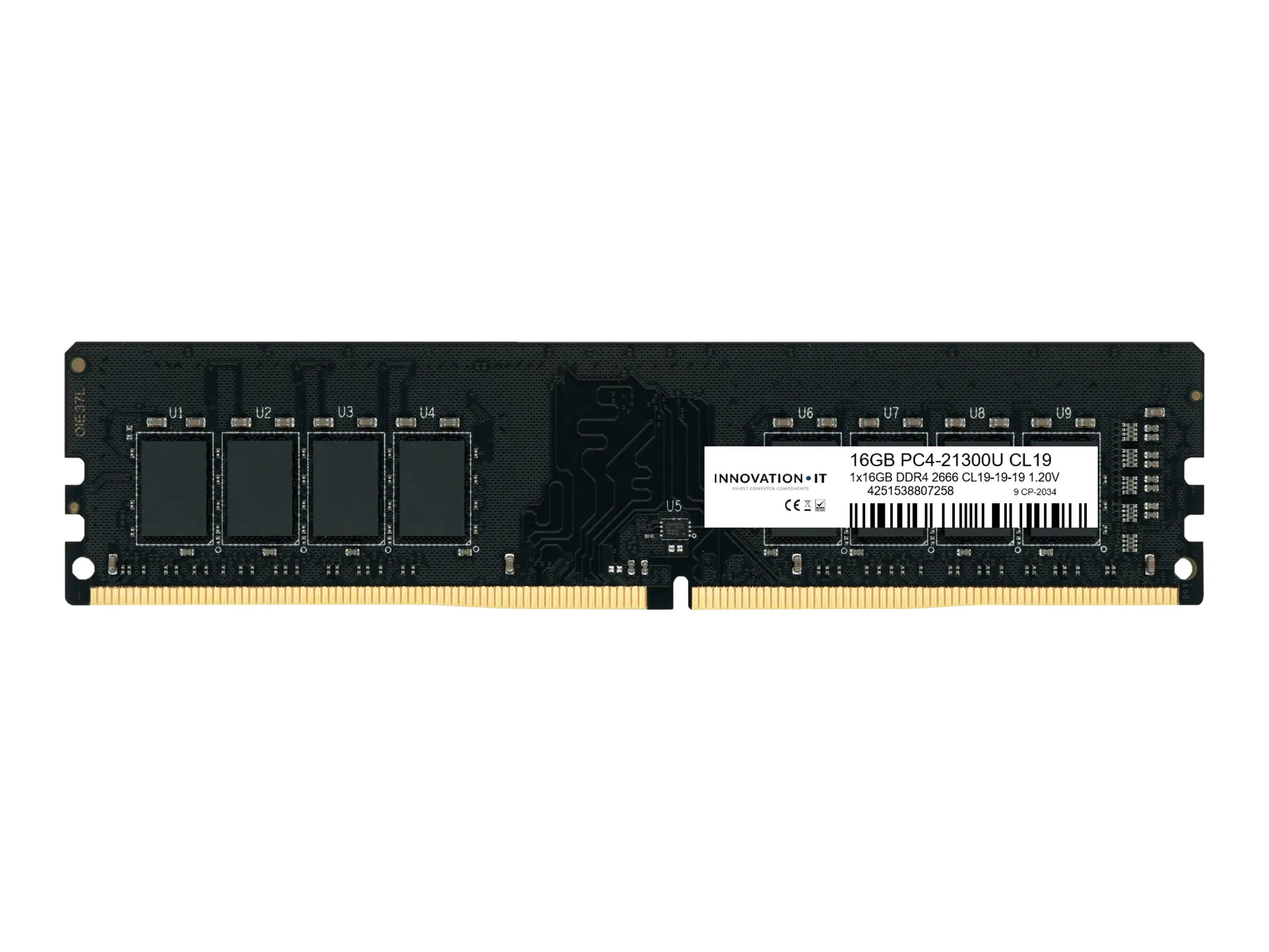 Innovation IT - DDR4 - Modul - 16 GB - DIMM 288-PIN - 3200 MHz / PC4-25600 - CL22 - 1.2 V